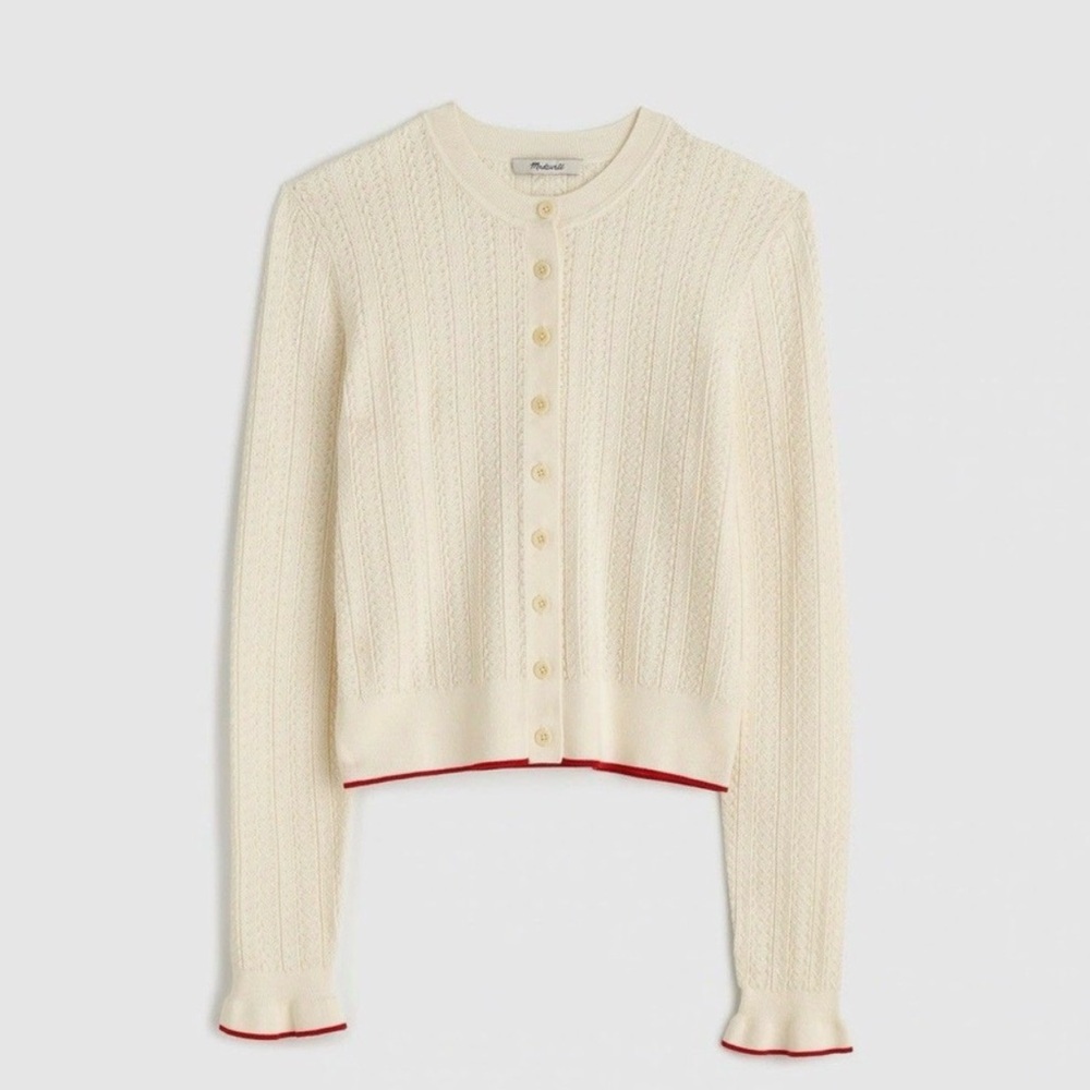 Madewell - Signature Open-Knit Cardigan Ivory